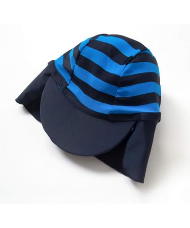 Baby Boys Sunsuit UPF 50+ Sun Protection One Piece Swimwear Set with Sun Hat - Stripe Turtle, 18-24 Months - Buy Online on SooperMarket.com