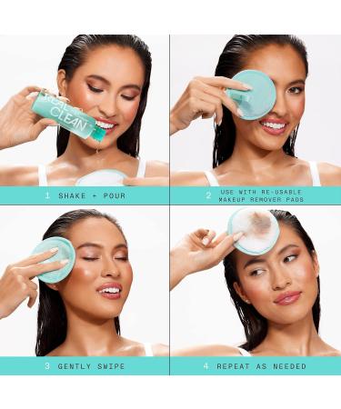 Real Techniques In-The-Clear Eye Makeup Remover - Gentle Vegan Cruelty-Free with Hyaluronic Acid & Vitamin C - 4 fl. oz - Buy Online on SooperMarket.com