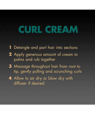 Black is Beautiful Curl Cream - Sulfate Free for Curly Hair - Coconut Oil, Honey & Turmeric - 7.6 fl oz - Buy Online on SooperMarket.com