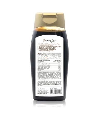 Golden Peanut Syrup from Yacon Root - Organic 450g | Natural Sweetener & Sugar Alternative | 100% Plant-Based Diabetic-Friendly - Buy Online on SooperMarket.com