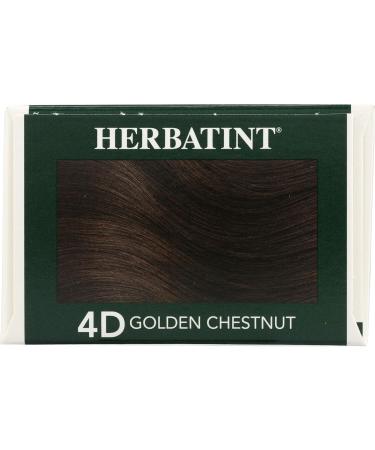 Herbatint Hair Color Golden Chestnut 4D - 4.56 Fl Oz | Natural Long-Lasting Hair Dye for Vibrant Color | International Shipping Available - Buy Online on SooperMarket.com