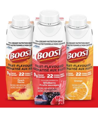 Boost Fruit Flavoured Drink Variety Pack 237ml 24 count & High Protein Meal Replacement Drink Vanilla 237 ml 6 Counts (Pack Of 4) - Buy Online on SooperMarket.com
