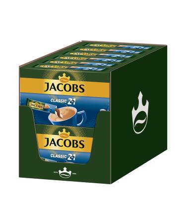 Jacobs coffee specialties 2 in 1 120 sticks with instant coffee 12 x 10 drinks Classic 2 in 1
