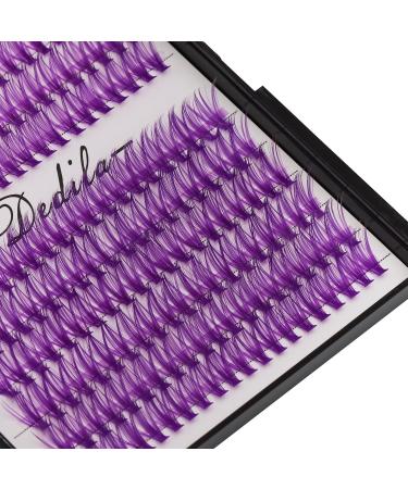 12 Rows 40D Purple Individual False Eyelashes - 240 Clusters 3D Volume Extensions 0.07mm D Curl - Colorful Makeup Beauty Tools (14mm - Buy Online on SooperMarket.com