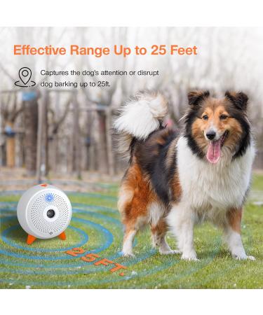 Anti Barking Device Auto Dog Barking Deterrent Devices Ultrasonic Dog Control Stop Dog Barking Device Ultrasonic Anti Dog Barking Pet Gentle Anti Barking Device for Small Large Dogs Indoor Outdoor White#0108HJU - Buy Online on SooperMarket.com
