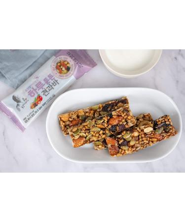 KANG BONG SEOK Korean Fruit & Nut Bars - Healthy Asian Snacks Box (20 Counts, 0.88 Oz each) | Energy Snack - Buy Online on SooperMarket.com