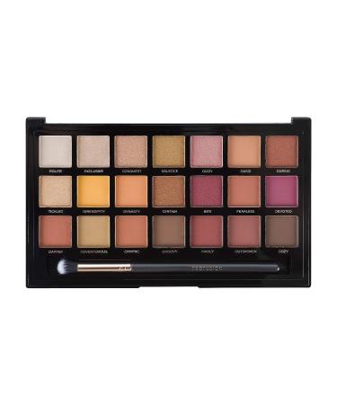 Profusion Cosmetics Siennas 21 Shade Eyeshadow Palette Bright, Long-lasting & Cruelty-free with Brush - Buy Online on SooperMarket.com