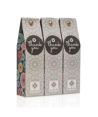 Leo & Lilo Small greeting hand & body lotion with Bio aloe vera 3 x 50 ml in beautiful 'Thank you' gift packaging 50 ml (3 -pack)