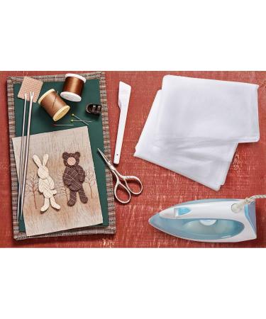 Double Sided Fusible Non Woven Interfacing Webbing - 3 Piece Set | Lightweight White Interfacing Fabric - 59 x 78.74 | Ideal for DIY Craft Making - Buy Online on SooperMarket.com