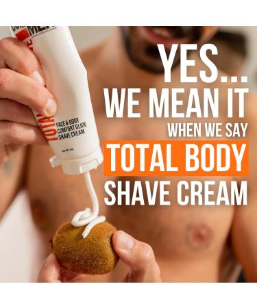Sensitive Skin Shaving Cream for Men | Irritation-Free Face & Body Glide | Protect Against Razor Burn - Everyday Comfort - Buy Online on SooperMarket.com