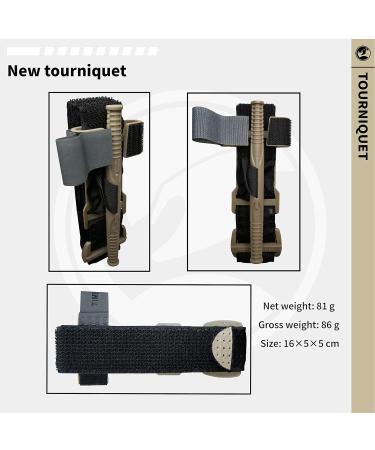 Buy Rhino Rescue Tourniquets - Tactical One-Handed First Aid Set for Emergency Bleeding | 2PC Black Life-Saving Gear for Military & Paramedics - Buy Online on SooperMarket.com