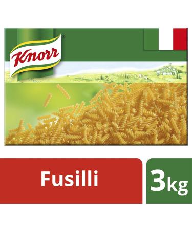 Knorr Collezione Italiana Pasta Fusilli Spirals 3 kg - Authentic Italian Pasta for Delicious Meals - Buy Online on SooperMarket.com