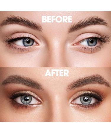 Vegan Copper Bronze Eyeshadow Palette - 12 Pigmented Nude Shades | Travel-Friendly Shimmer Makeup with Mirror - Buy Online on SooperMarket.com