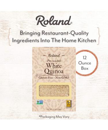 Roland Foods White Quinoa - Pre-Washed, 12 oz - Gourmet Specialty Grain - Buy Online on SooperMarket.com