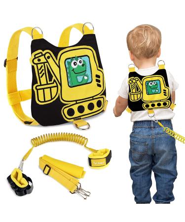 Toi Bani Toddlers Leash for Boys | Anti Lost Wrist Link 4 in 1 Child Safety Harness | Excavator&Dinosaur Design - Buy Online on SooperMarket.com