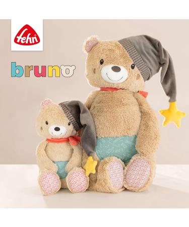 Fehn Stabgreifling B r | Motoric Baby Toy for Motor Skills & Senses | Cuddly Rattle & Squeaky Gift for 0+ Months - Buy Online on SooperMarket.com