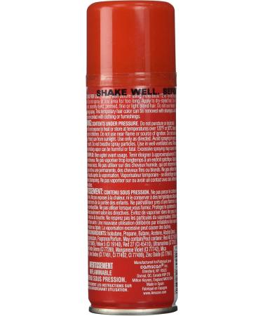 Hypo-Allergenic Red Hair Spray - 3 oz. - Perfect Party Accessory 1 Pc. (Pack of 2) - Buy Online on SooperMarket.com