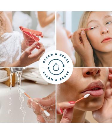 LASTSWAB Beauty Reusable Cotton Swab - Eco-Friendly Makeup Remover | LastObject | Danish Design | Blue Q-tips - Buy Online on SooperMarket.com