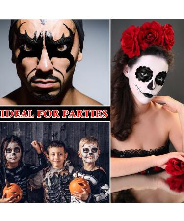 Matte Black Liquid Lipstick | Long Lasting Waterproof Face & Body Paint for Halloween & Cosplay - Goth Makeup Essential - Buy Online on SooperMarket.com