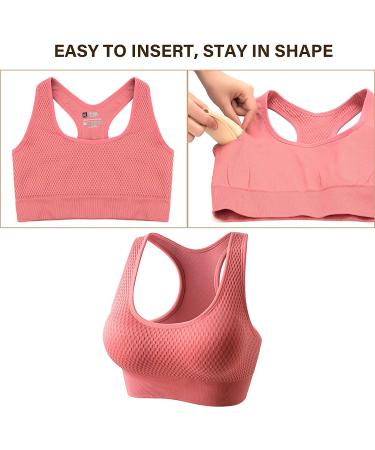 Bra Pads Inserts 3 Pairs - Nimiah Sewn Edges A/B C/D D/E Cup Sizes | Beige Black White Options | Small-Medium Size - Buy Online on SooperMarket.com