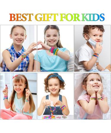 2000+ Rubber Band Bracelet Kit | Loom Bracelet Making Set for Kids | Refill Loom Set with Rubber Bands | Bracelet Making Kit - Buy Online on SooperMarket.com