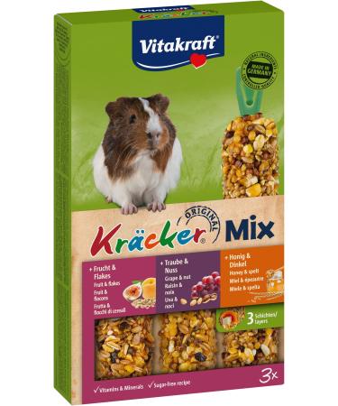 Vita power Kr cker Mix rodent for guinea pigs with honey with nut with fruit without the addition of sugar and grain (1x 3 pieces)