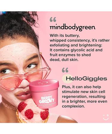 I Dew Care Berry Groovy Brightening Glycolic Mask 3.52 oz - Radiant Skin - Buy Online on SooperMarket.com