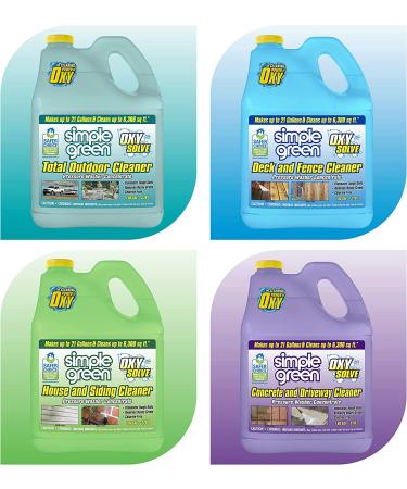 Simple Green Oxy Solve Total Outdoor Pressure Washer Cleaner 1 Gal - Powerful Cleaning Solution - Buy Online on SooperMarket.com
