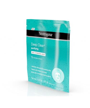 Neutrogena Deep Clean Purifying Hydrating Hydrogel Mask - 12 Pack, 1 Ounce Each - Buy Online on SooperMarket.com