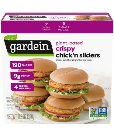 Gardein Plant-Based Chick'n Sliders, Vegan, Frozen, 11.3 oz. 4-Count