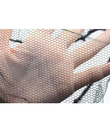 ELEGANTLIFE 300-Piece Disposable Nylon Beard Protector Nets | Latex-Free | Black Color - Buy Online on SooperMarket.com