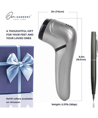 Own Harmony Electric Foot Callus Remover with Vacuum - Professional Pedicure Tools Kit for Powerful Pedi Care - CR2100 Quantum Silver - Buy Online on SooperMarket.com