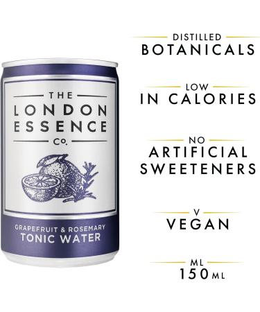 The London Essence Co. Rosemary Grapefruit & Rosemary 6-Pack 150ml Cans - Buy Online on SooperMarket.com