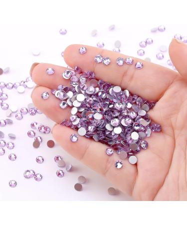 Yhmq 576PCS Nail Rhinestones & Crystals - Amethyst SS30 (6.4mm & 6.5mm) for Stunning Nail Art - Buy Online on SooperMarket.com