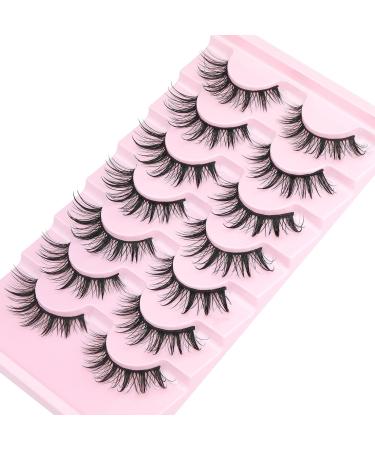 Manga Lashes: Natural Wet Look 3D Spiky False Eyelashes for Anime Cosplay & Korean Makeup by Geeneiya - Buy Online on SooperMarket.com
