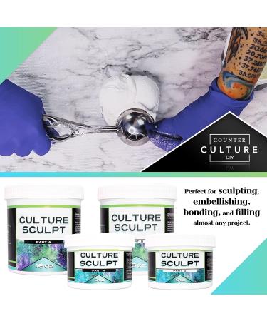 Counter Culture DIY Sculpt 2 Part Modeling Compound - 16 oz, VOC Free Artist Clay - No Baking Required - Buy Online on SooperMarket.com