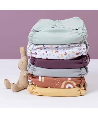 Esembly Waterproof Cloth Diaper Cover Swim Diaper | Size 2 (18-35lbs) | Dove Color | Leak-Proof & Breathable Reusable Diaper - Buy Online on SooperMarket.com