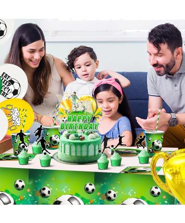 Football Cake Decoration | Birthday Cake Topper for Football Lovers | Tortendeko Football | Perfect for Boys Birthday Parties - Buy Online on SooperMarket.com