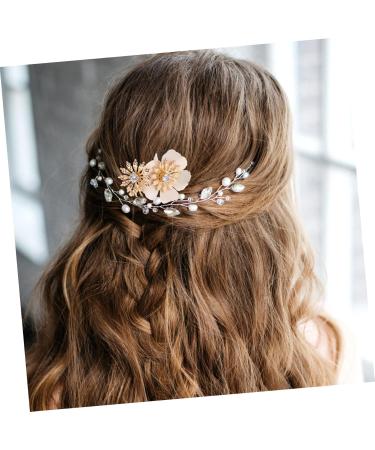 ABOOFAN 1 Pair Bridal Hair Accessories Wedding Hair Accessories Fairy Jewelry for Women Hair Comb Wedding Hair Combs for Wedding Hair Combs for Women Decorative Light Luxury Hairpin Bride - Buy Online on SooperMarket.com
