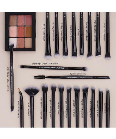 Professional 28-Piece Makeup Brush Set - Premium Face Eyes & Lips Brushes in Black Gift Box | Magefy - Buy Online on SooperMarket.com