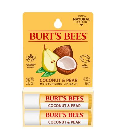 Burt's Bees Coconut and Pear Moisturizing Lip Balm 0.15 oz