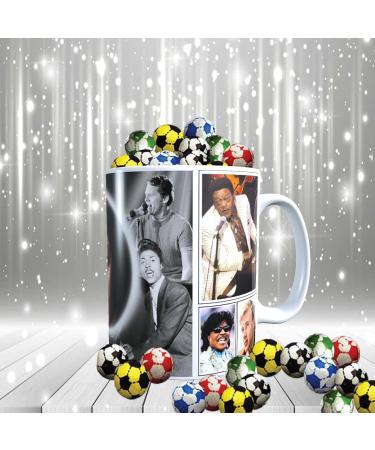 Rock n Roll Greats of The 50s & 60s Celebrity Music Icon Mug with Choice of Sweets Gift - Buy Online on SooperMarket.com