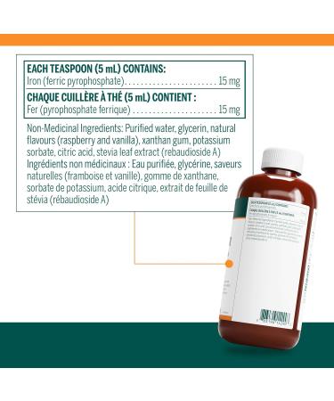 Genestra Brands - Liquid Iron - Colloidal Mineral Formula - 480 ml Liquid - Natural Raspberry Flavour - Buy Online on SooperMarket.com