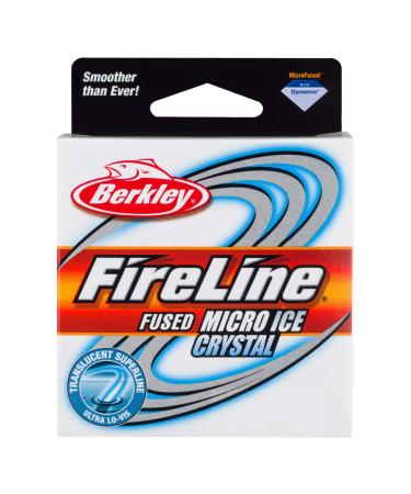 Berkley Fireline Micro Ice Fused Original Fishing Line (6/2-Pound,Crystal)