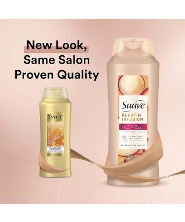 Suave Professionals Color Care Conditioner 28 oz - Pack of 4 | Keratin Infused | Frizz Control | Color-Treated Hair - Buy Online on SooperMarket.com