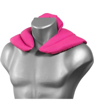 Cozy Neck Pillow with Stand-Up Collar - Pink Grape Seed Heat Pad for Ultimate Comfort - Buy Online on SooperMarket.com