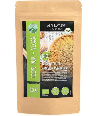 Organic Mace Blossom Powder - 100g (3.5oz) | Natural & Additive-Free - Buy Online on SooperMarket.com