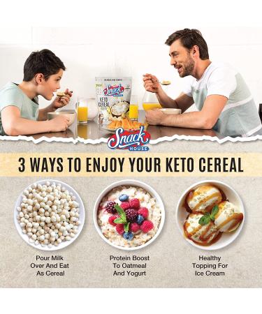 Keto Cereal - High Protein Low Carb Banana Maple French Toast | Gluten Free Healthy Breakfast â€“ 7 Servings - Buy Online on SooperMarket.com