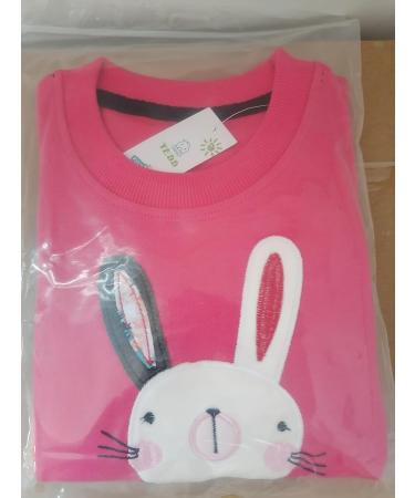 Girls Bunny Sweatshirt - Cotton Casual Jumper for Toddler Age 2-3 Years - Buy Online on SooperMarket.com