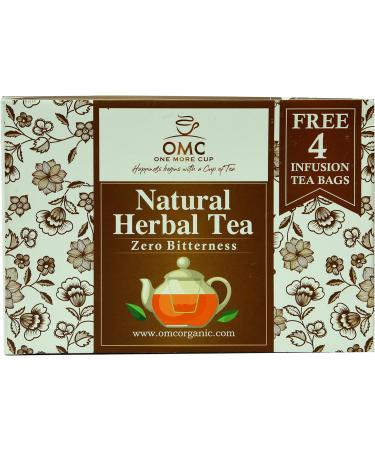 One More Cup Herbal Tea Box Caffeine Free Tea Bags Herbal Tea For Immunity Boost (Total 20 Tea Bags) - Buy Online on SooperMarket.com